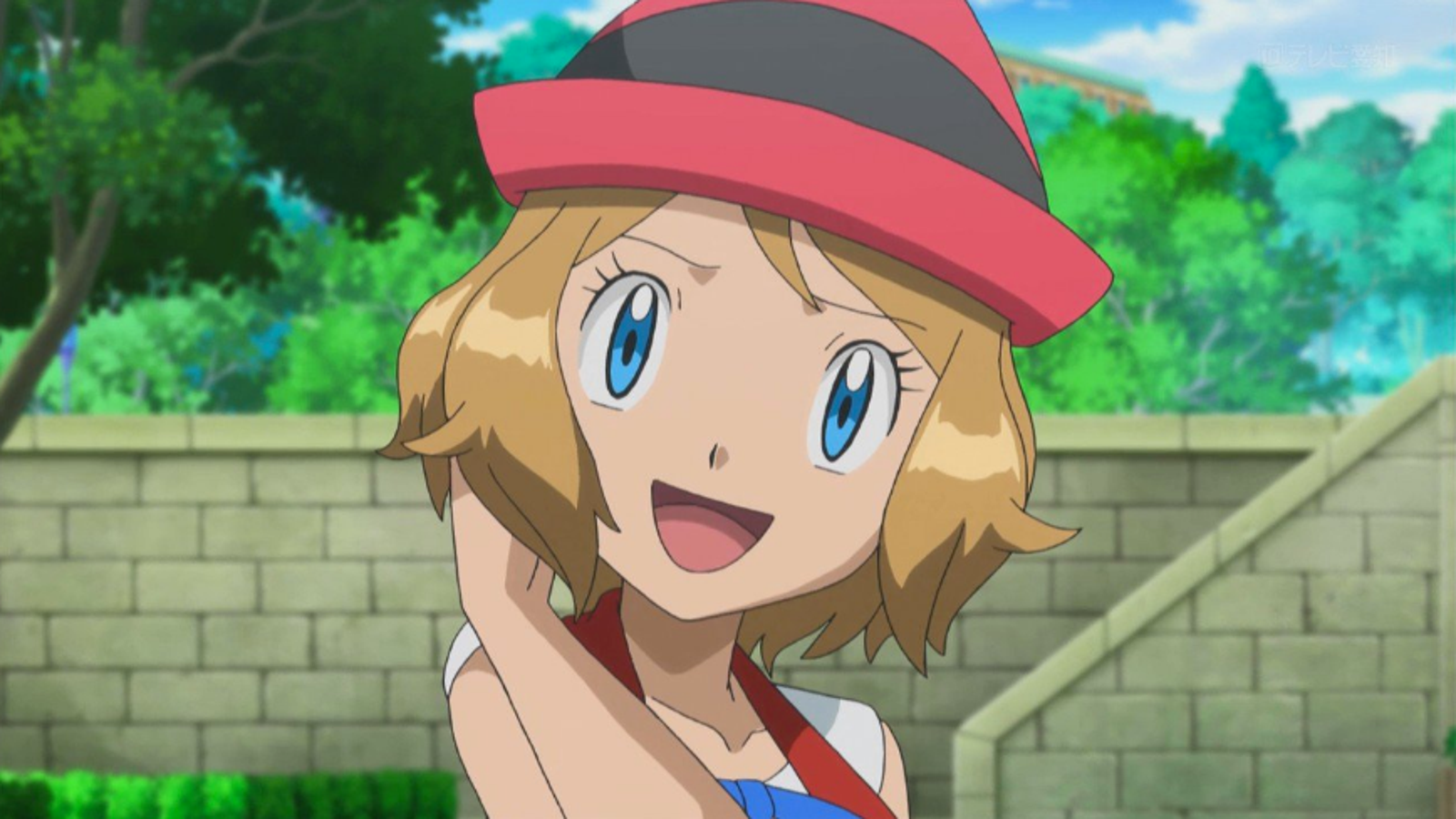 serena anime and Ash