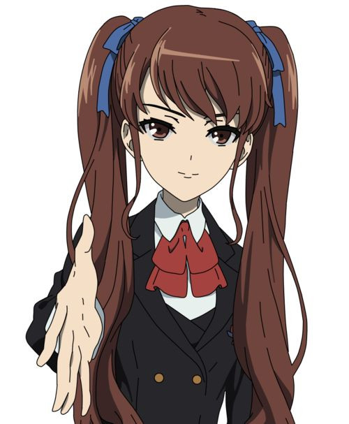 girl hair pigtails Anime