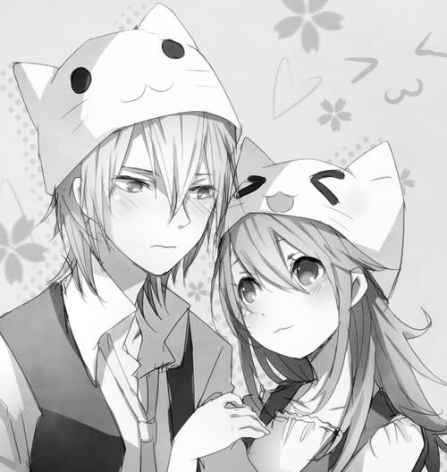 neko couples anime Cute