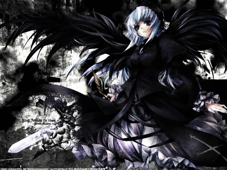 girl Dark angel anime