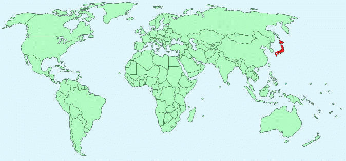 the world in Japan