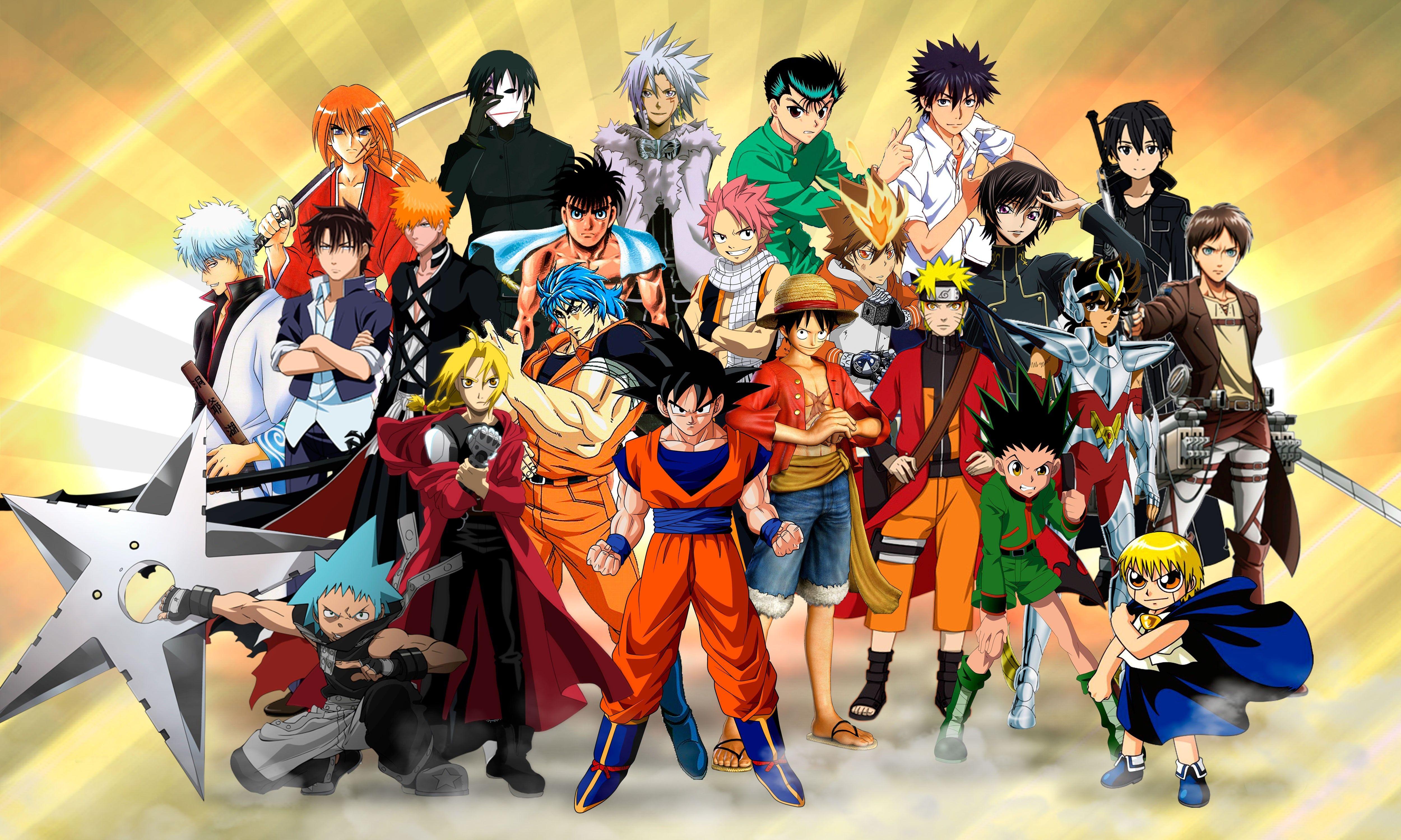 anime characters wallpaper All