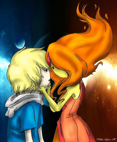 flame Finn anime and princess