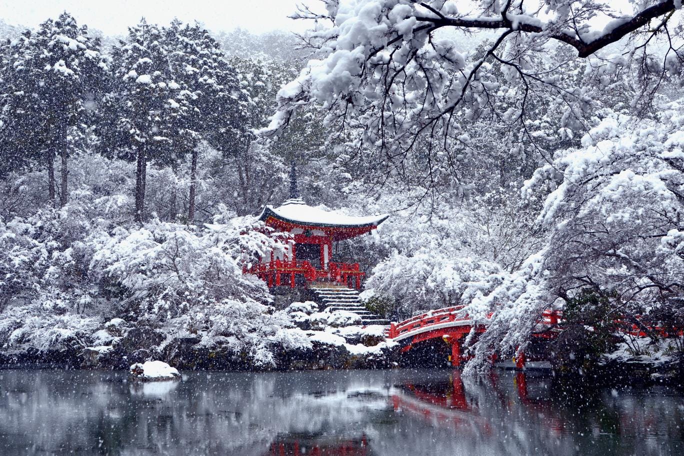 winter Japan in the