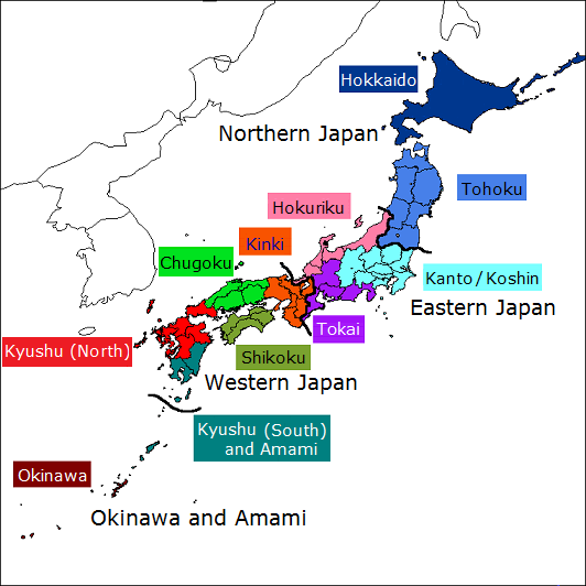 map Japan meteorological weather