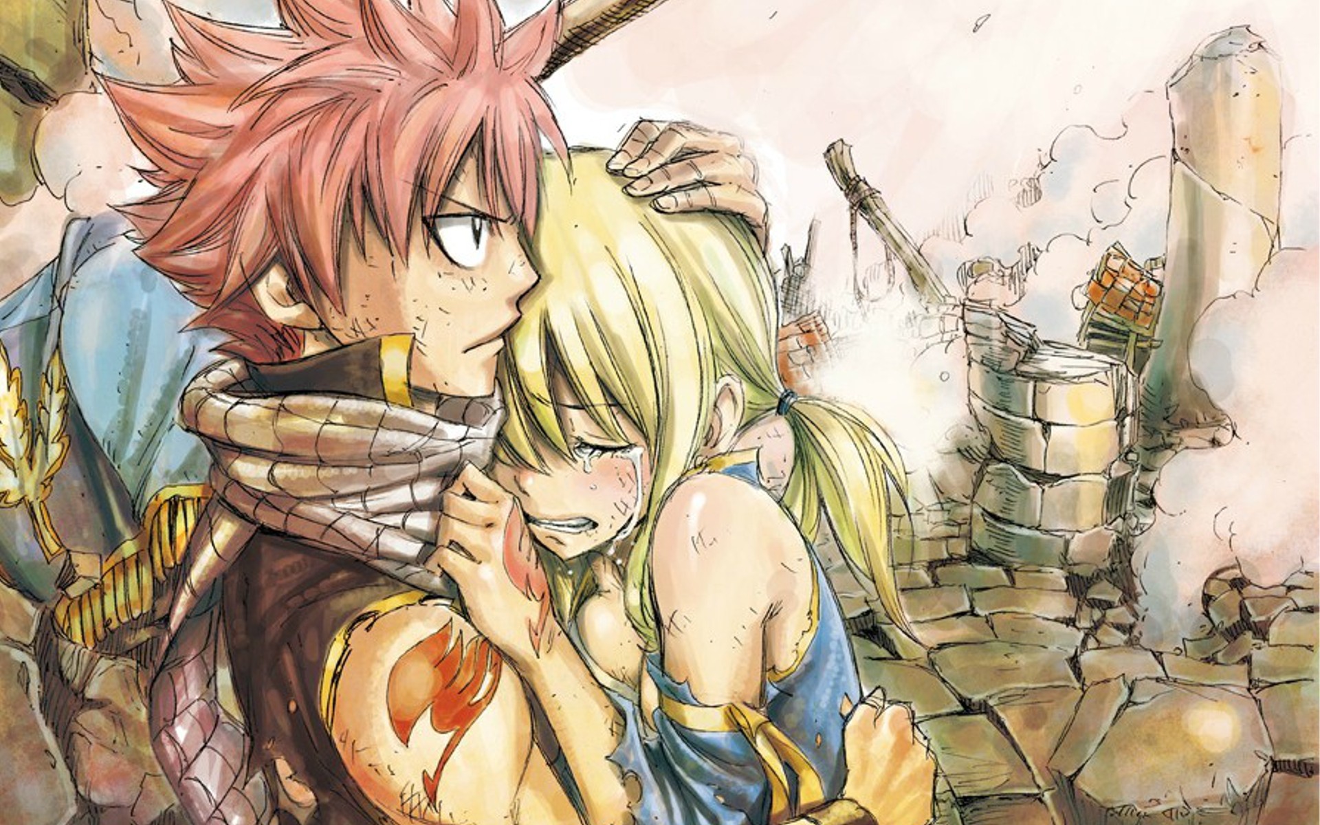 anime lucy Natsu and