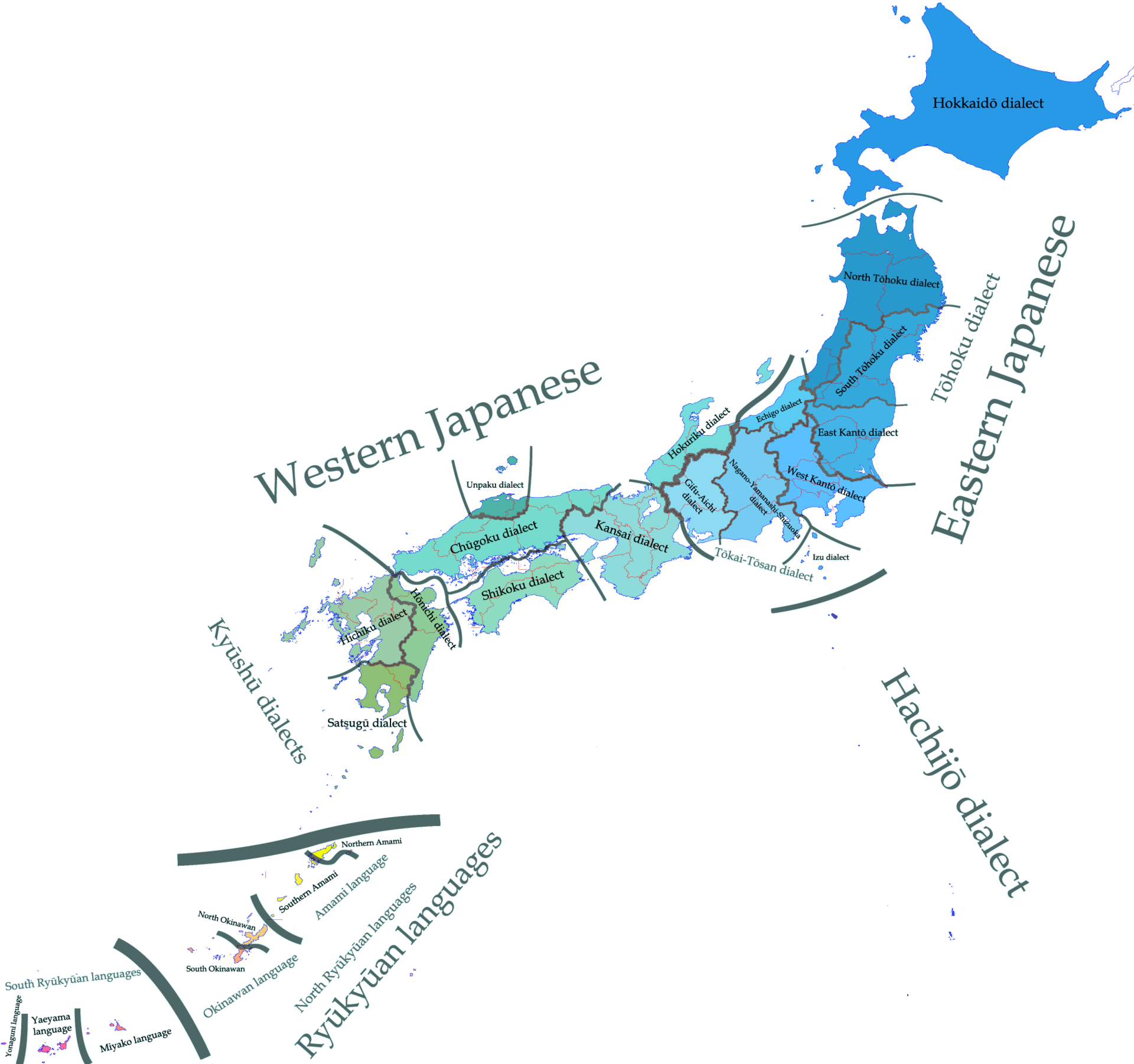 japan The languages of