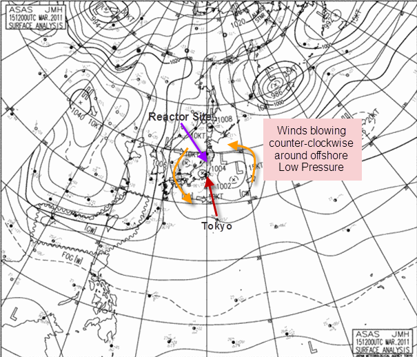 japan Weather map for